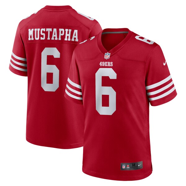 Malik Mustapha San Francisco 49ers Nike Game Jersey - Scarlet - Image 2