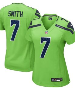 Geno Smith Seattle Seahawks Nike Women's  Game Jersey - Neon Green