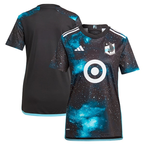 Minnesota United FC adidas Women's 2024 Starry Night Replica Jersey - Black