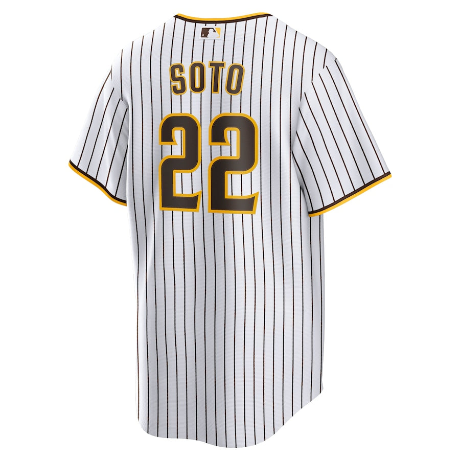 Juan Soto San Diego Padres Nike Home Replica Player Jersey - White/Brown - Image 3