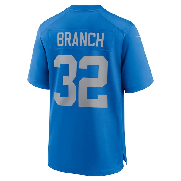 Brian Branch Detroit Lions Nike Alternate Game Jersey - Blue - Image 4