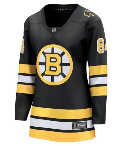 Alternative view of Tanner Jeannot Boston Bruins  Women's Home Breakaway Player Jersey - Black