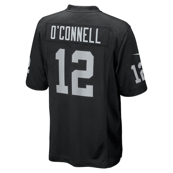 Aidan O'Connell Las Vegas Raiders Nike Team Game Jersey - Black - Image 4