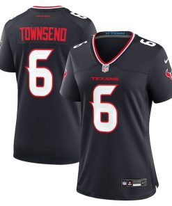 Alternative view of Tommy Townsend Houston Texans Nike Women's Team Game Jersey -  Navy