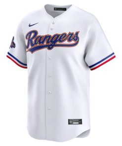 Alternative view of Corey Seager Texas Rangers Nike 2024 Gold Collection Limited Player Jersey?¨C White