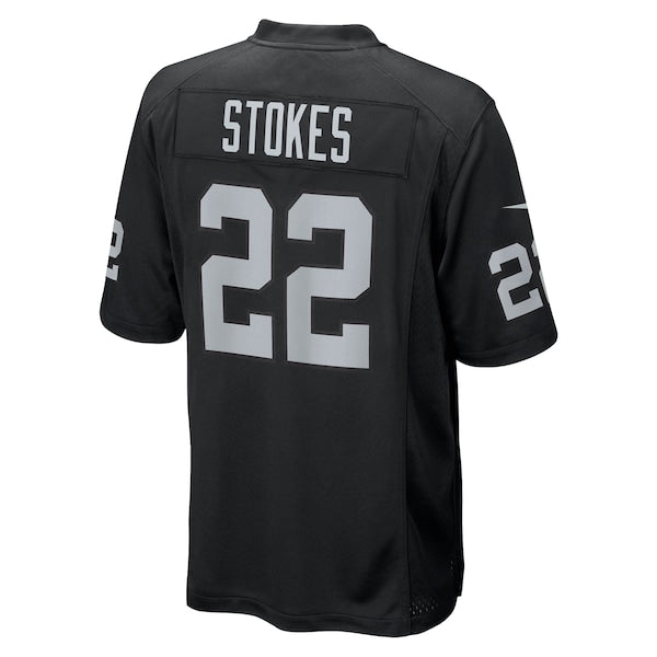 Eric Stokes Las Vegas Raiders Nike Team Game Jersey - Black - Image 3