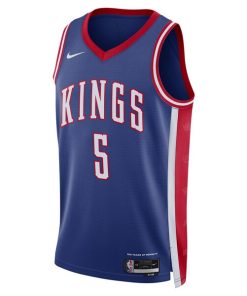 Alternative view of De'Aaron Fox Sacramento Kings Nike Unisex 2024/25 Swingman Player Jersey - City Edition - Blue