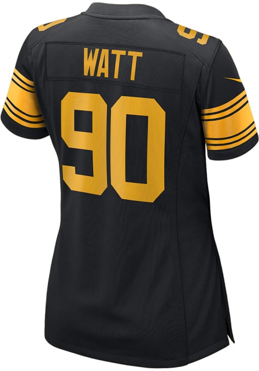 T.J. Watt Pittsburgh Steelers Nike Women's Game Limited Jersey - Black - Image 2