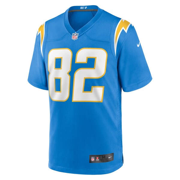Brenden Rice Los Angeles Chargers Nike Team Game Jersey - Powder Blue - Image 2
