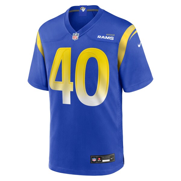 Jesse Luketa Los Angeles Rams Nike Team Game Jersey - Royal - Image 2