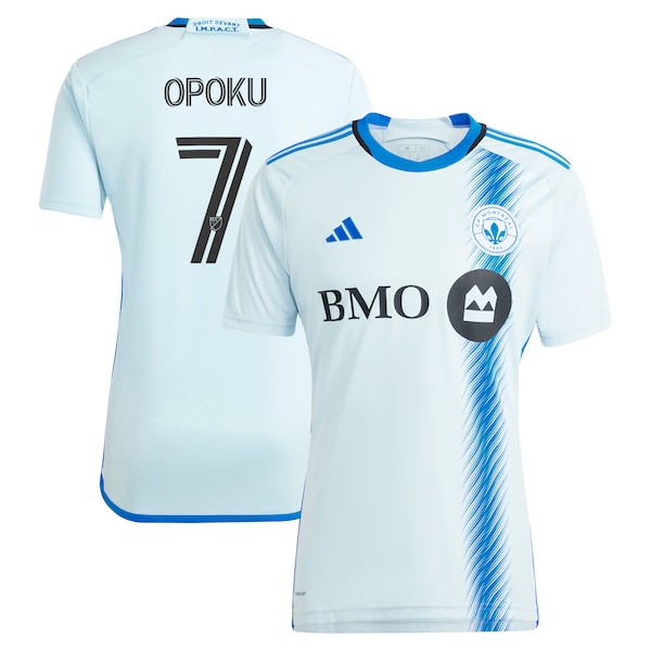 Kwadwo Opoku CF Montreal adidas 2024 La Main Replica Player Jersey?ยจC Light Blue