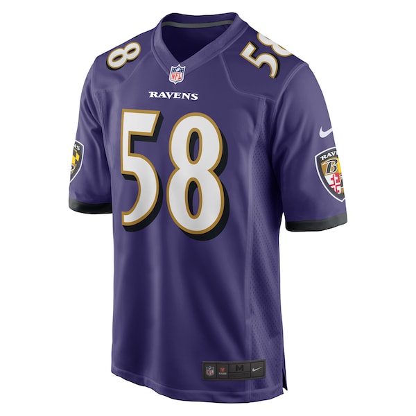 Michael Pierce Baltimore Ravens Nike Game Jersey - Purple - Image 2