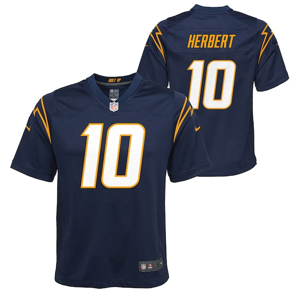 Justin Herbert Los Angeles Chargers Nike Youth Game Jersey - Navy/Powder Blue/Royal/White - Image 6