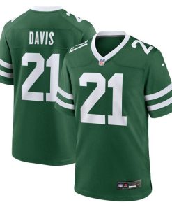 Alternative view of Ashtyn Davis New York Jets Nike Team Game Jersey - Legacy Green
