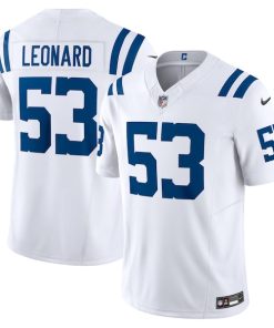 Shaquille Leonard Indianapolis Colts Nike Vapor F.U.S.E. Limited Jersey - White/Blue/Royal