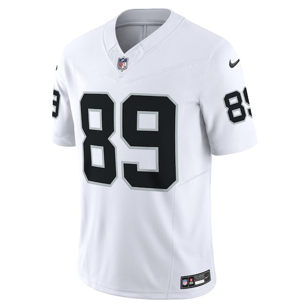 Brock Bowers Las Vegas Raiders Nike Vapor F.U.S.E. Limited Jersey - White - Image 2
