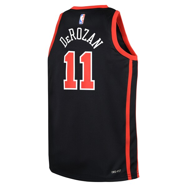 DeMar DeRozan Chicago Bulls Nike Youth Swingman Replica Jersey - City Edition - Black - Image 3