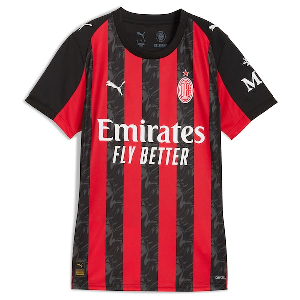 Christian Pulisic AC Milan Puma Women's 2025/26 Home Replica Player Jersey - Red - Image 2