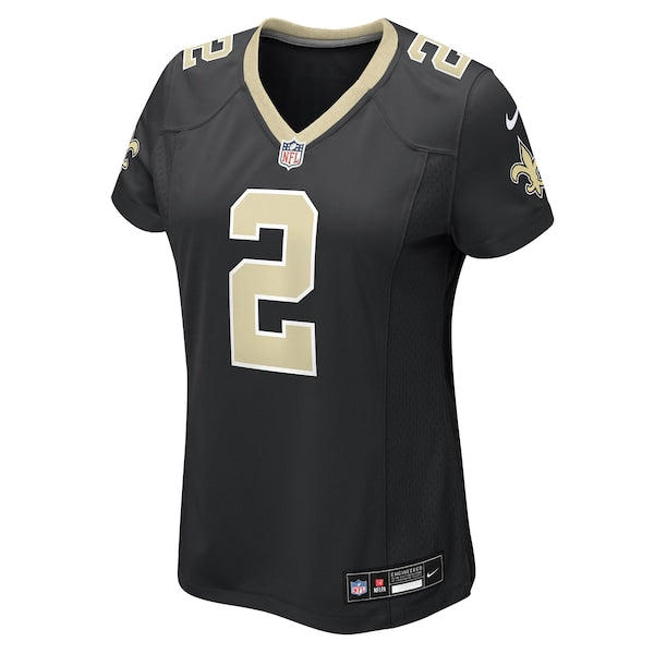 Spencer Rattler New Orleans Saints Nike Women's Team Game Jersey - Black - Image 2