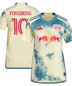 Emil Forsberg New York Red Bulls adidas Women's 2024 Daniel Patrick Kit Replica Player Jersey?¨C Yellow
