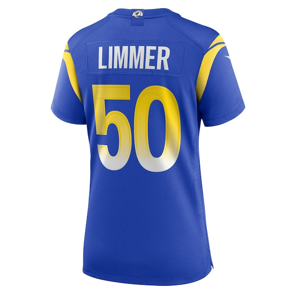 Beaux Limmer Los Angeles Rams Nike Women's Game Jersey - Royal - Image 3