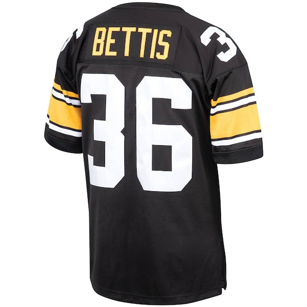 Jerome Bettis Pittsburgh Steelers 1996 Authentic Throwback Retired Player Jersey - Black - Image 3