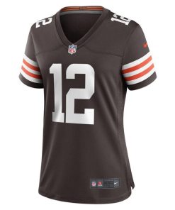 Alternative view of Kahlef Hailassie Cleveland Browns Nike Women's Team Game Jersey -  Brown