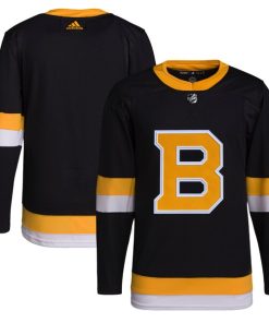 Boston Bruins adidas Men's Alternate Primegreen Authentic Jersey - Black