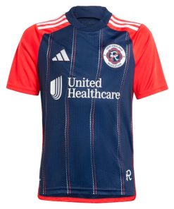 Alternative view of New England Revolution adidas Youth 2024 Boston Tea Party Replica Custom Jersey?¨C Navy