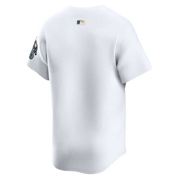 Oakland Athletics Nike Home Limited Jersey - White - Image 3