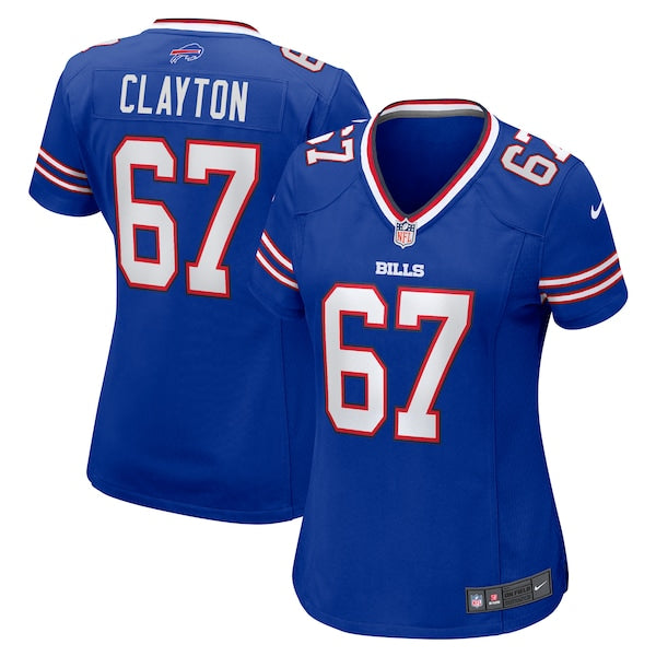 Travis Clayton Buffalo Bills Nike Women's Game Jersey - Royal