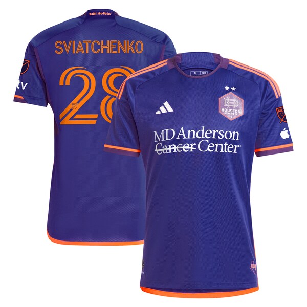 Erik Sviatchenko Houston Dynamo FC adidas 2024 Still Holdin' Authentic Player Jersey?ยจC Purple