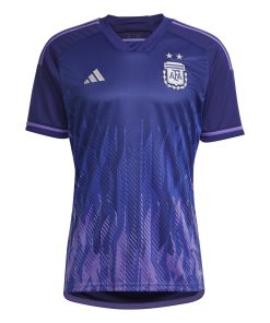 Alternative view of Argentina National Team adidas 2022/23 Away Authentic Jersey - Navy