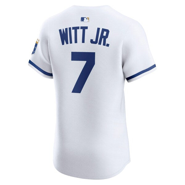 Bobby Witt Jr. Kansas City Royals Nike Home Elite Jersey - White - Image 3