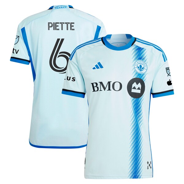 Samuel Piette CF Montreal adidas 2024 La Main Authentic Player Jersey?ยจC Light Blue