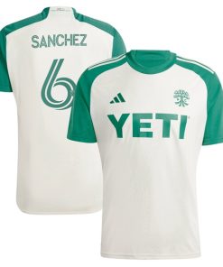 Ilie Sanchez Austin FC adidas 2024 The Armadillo Kit Replica Player Jersey - Tan