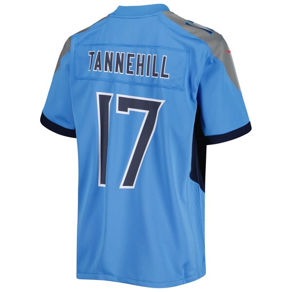 Ryan Tannehill Tennessee Titans Nike Youth Game Jersey - Light Blue/Navy - Image 2