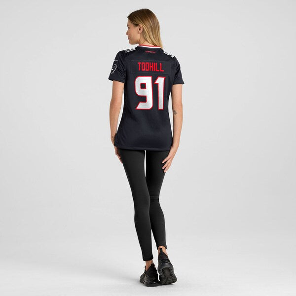 Casey Toohill Houston Texans Nike Women's Team Game Jersey - Navy - Image 6