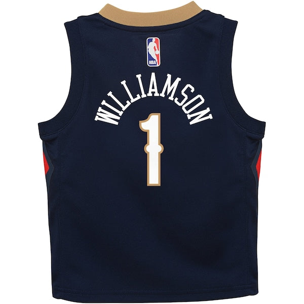 Zion Williamson New Orleans Pelicans Nike Preschool Swingman Player Jersey - Icon Edition - Navy - Image 3