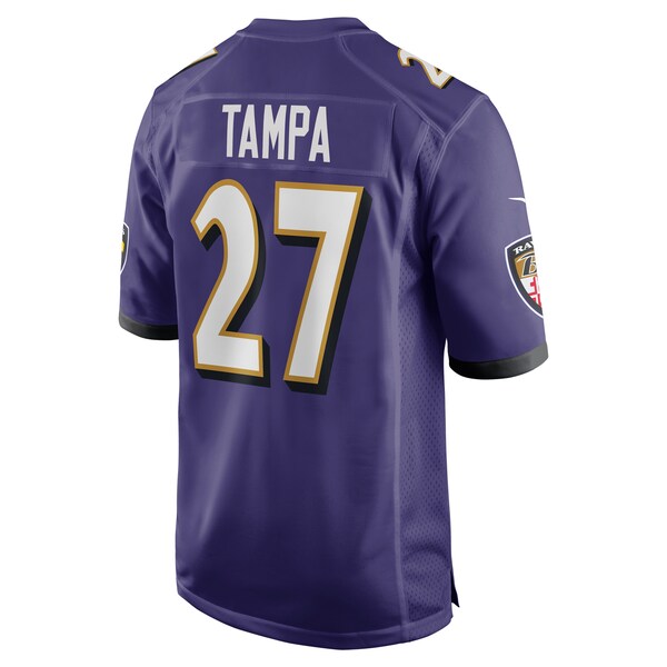 T.J. Tampa Baltimore Ravens Nike Team Game Jersey - Purple - Image 3