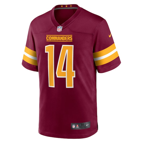 Sam Howell Washington Commanders Nike Player Game Jersey - Burgundy - Image 2