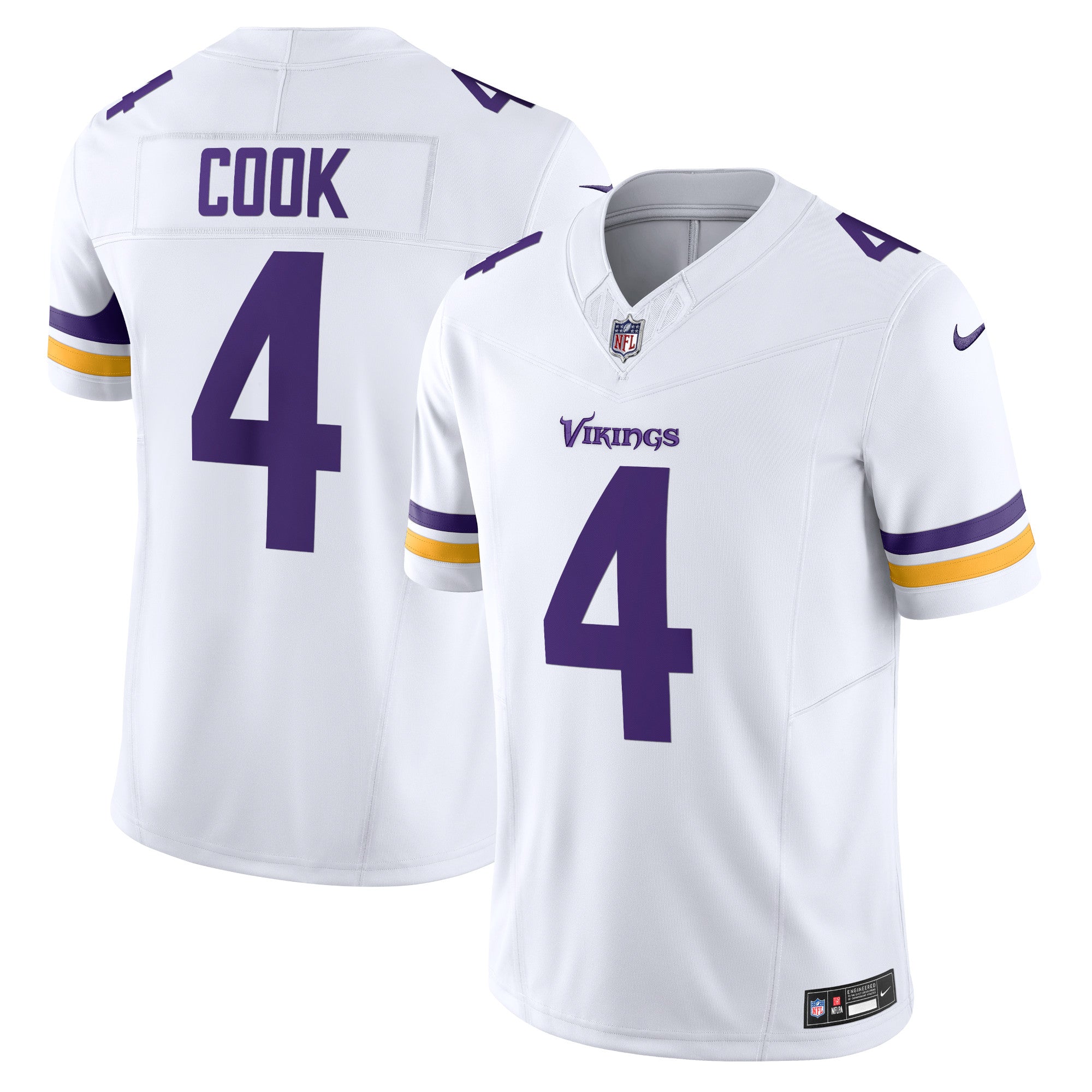 Dalvin Cook Minnesota Vikings Nike Vapor F.U.S.E. Limited Jersey - Purple/White - Image 6