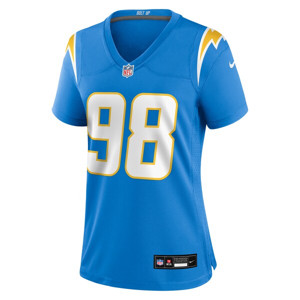 Odafe Oweh Los Angeles Chargers Nike Women's Team Game Jersey - Powder Blue - Image 2