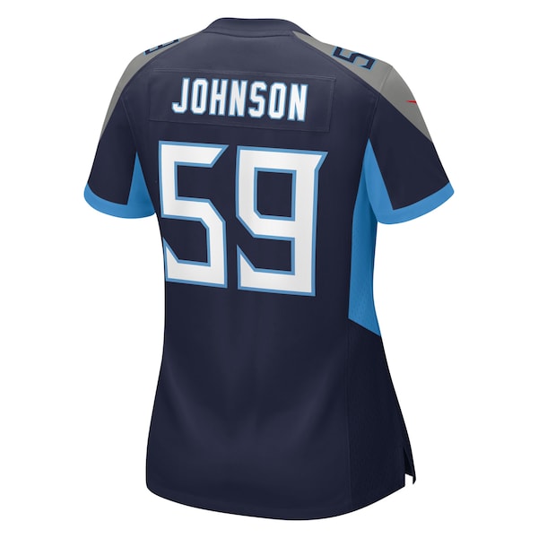 Kyron Johnson Tennessee Titans Nike Women's Team Game Jersey - Navy - Image 3