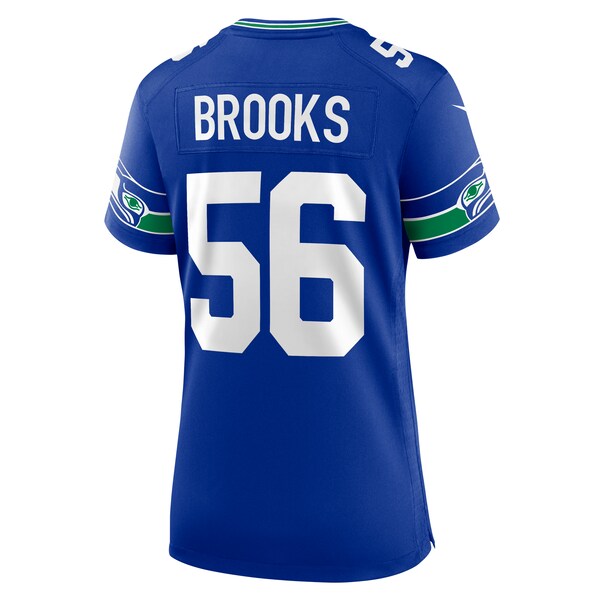 Jordyn Brooks Seattle Seahawks Nike Women's Throwback Player Game Jersey - Royal - Image 3