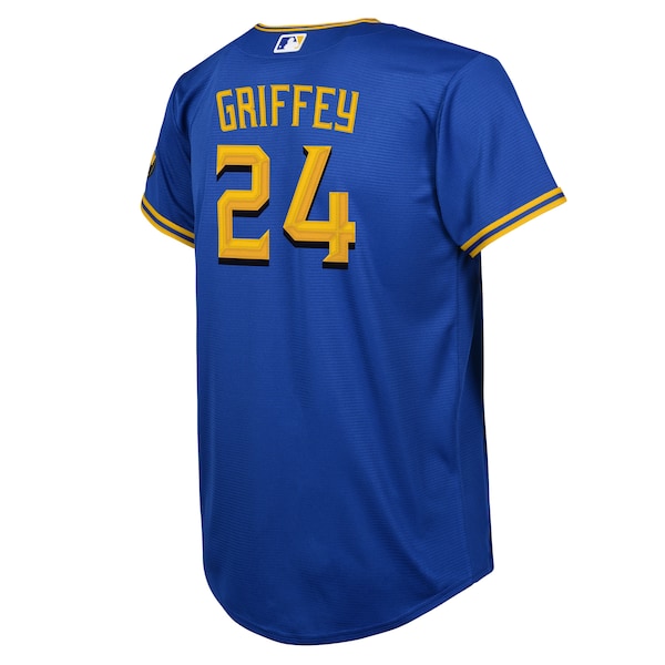 Ken Griffey Jr. Seattle Mariners Nike Youth City Connect Replica Player Jersey - Royal - Image 3