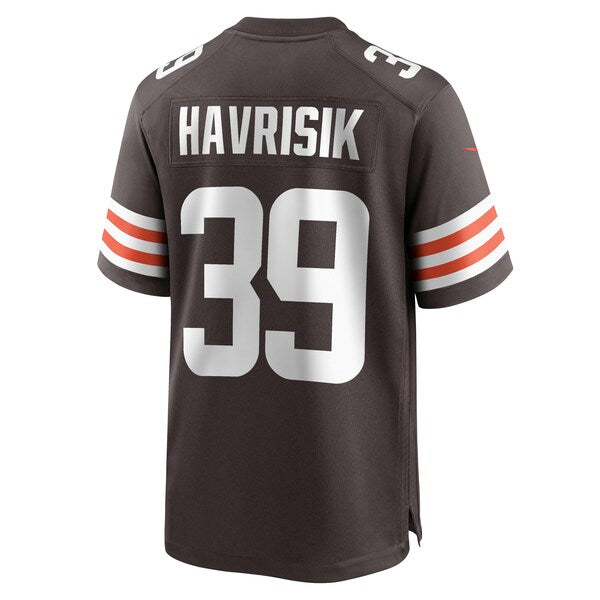 Lucas Havrisik Cleveland Browns Nike Team Game Jersey - Brown - Image 3