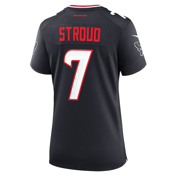 C.J. Stroud Houston Texans Nike Women's Game Jersey - Navy/Red/White - Image 4