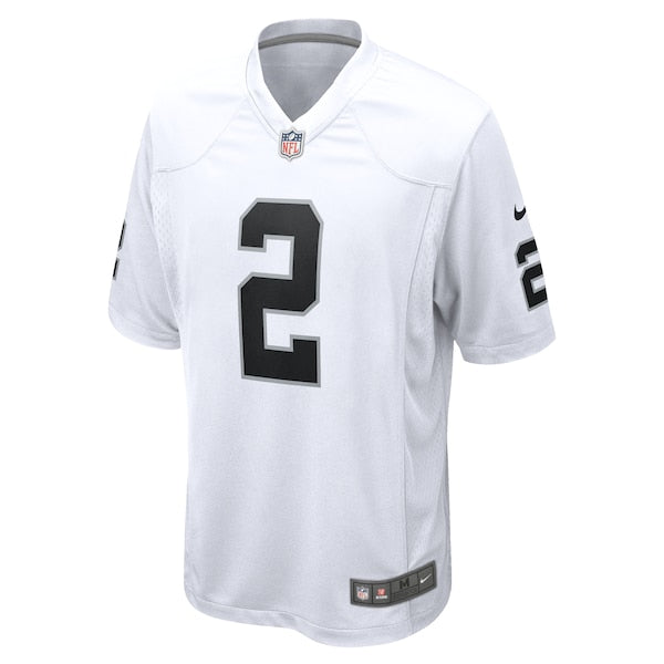 Ashton Jeanty Las Vegas Raiders Nike Game Jersey - White/Black - Image 3
