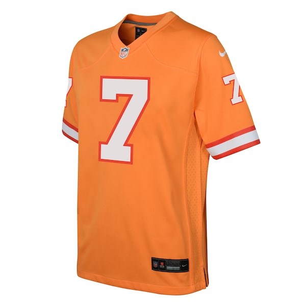 Bucky Irving Tampa Bay Buccaneers Nike Youth Alternate Game Jersey - Orange/Red - Image 3